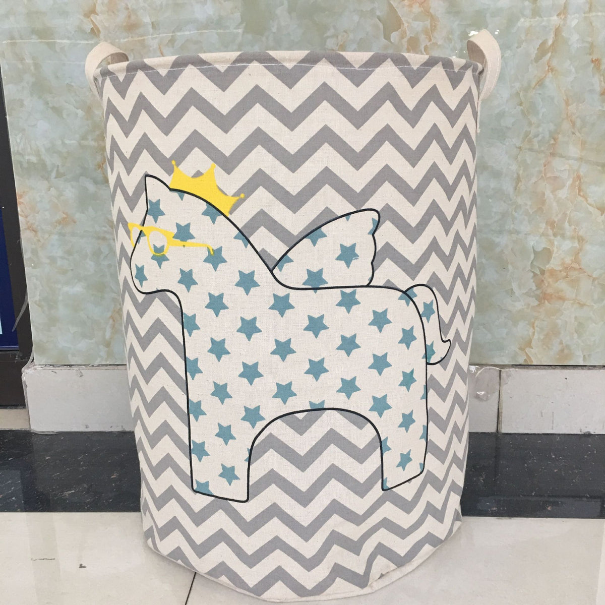 Star-Shaped Toy Storage Basket and Bin