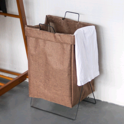 Foldable Fabric Laundry Basket for Home Storage